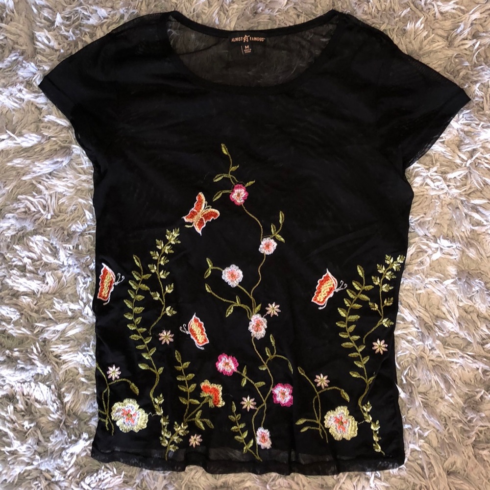 Cute mesh top